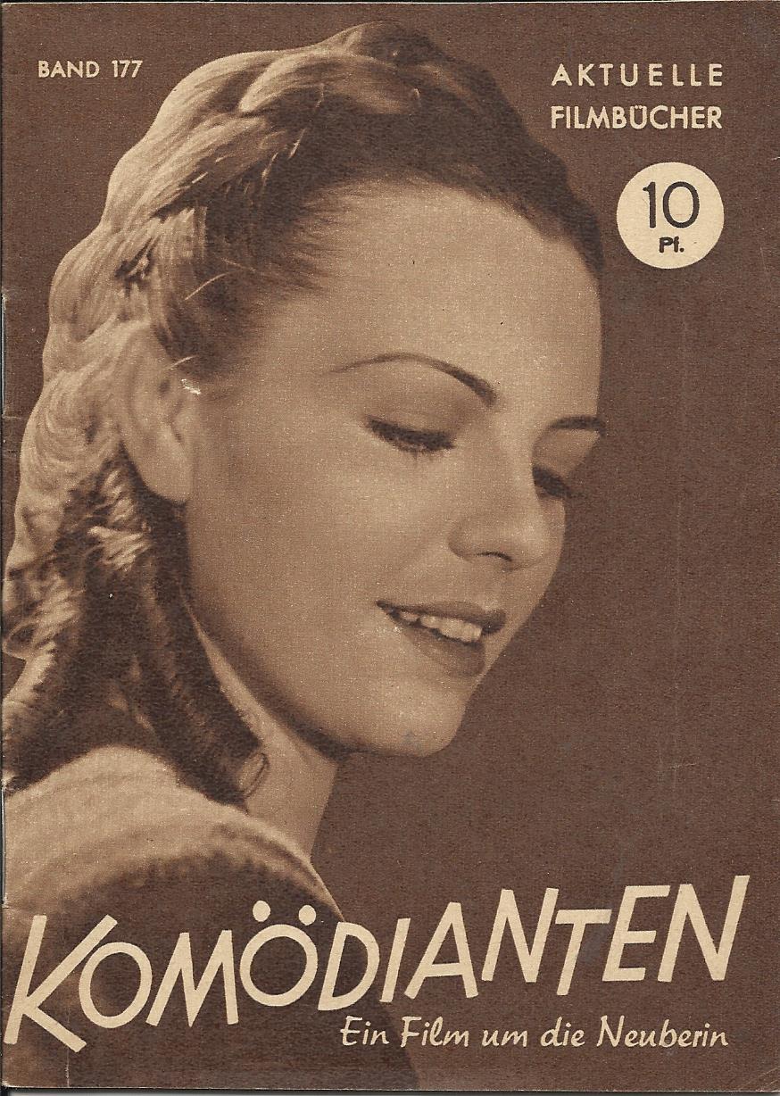 177: Komödianten ( G. W. Pabst ) Käthe Dorsch, Hilde Krahl, Henny Porten, Richard Häussler, Gustav Diessl, Ludwig Schmitz,