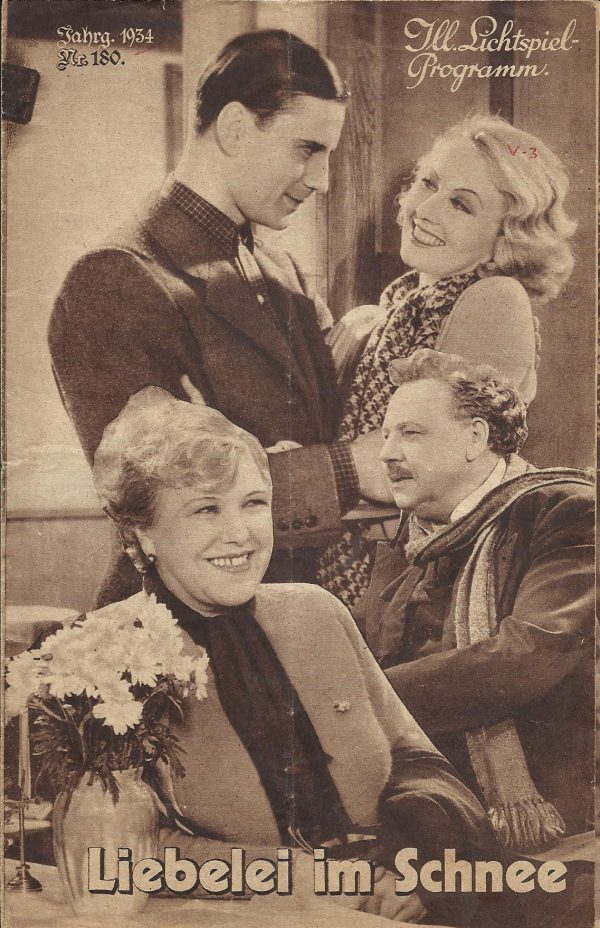 180: Liebelei im Schnee ( Hans Steinhoff ) Dorit Kreysler, Ida Wüst, Wolfgang Liebeneiner, Leo Slezak, Eugen Rex, Anton Pointner, Gertrud Wolle