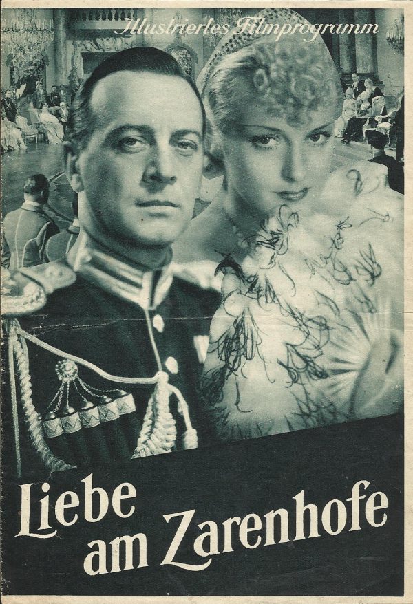 Ohne Nummer: Liebe am Zarenhofe ( Georg Jacoby ) Ernst Dumcke, Max Gülstorff, Iwan Petrowitsch, Walter Steinbeck, Eduard von Winterstein, Tibor von Halmay, Hans Junkermann, Adele Sandrock, Camilla Horn, Susi Lanner, Maja Feist, Mara Jakisch