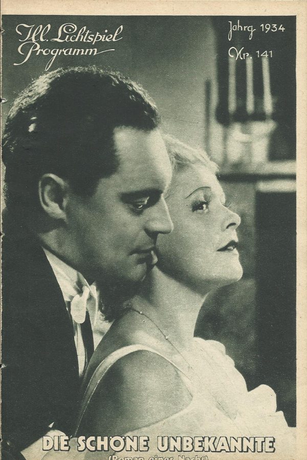141: Die schöne Unbekannte ( Carl Boese ) Paul Otto, Liane Haid, Gustav Diessl, Ery Bos, Paul Kemp, Fritz Odemar, Max Schreck, Helmut Renar, Arnulf Schröder, Walter Holten, TrudeHäfelin, Lilo Müller
