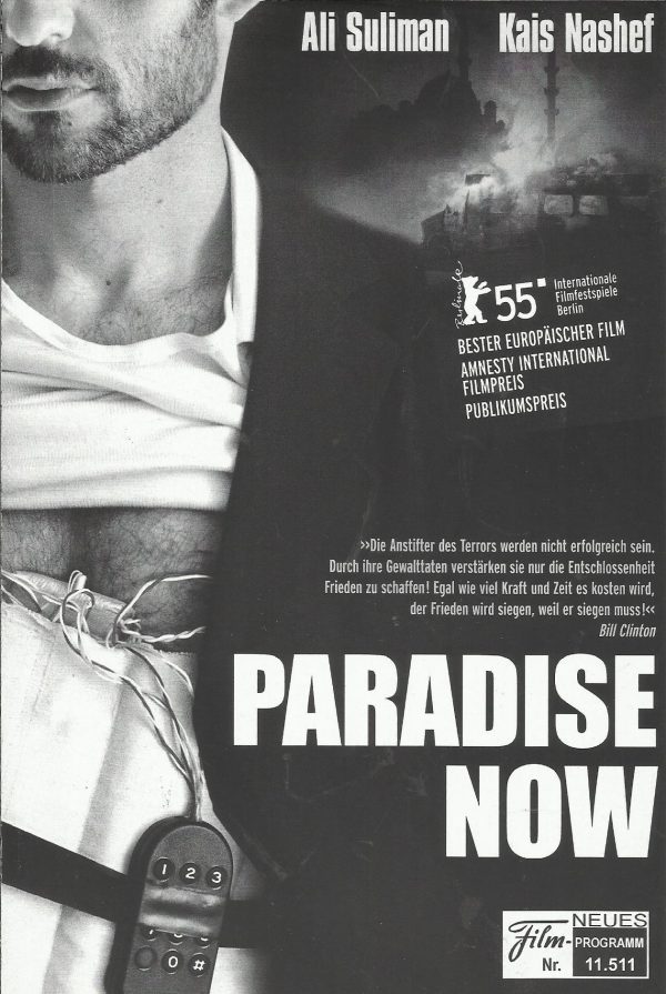 11511: Paradise now ( Hany Abu - Kais Nashef, Ali Suliman, Lubna Azabal, Amer Hlehel, Hiam Abbass, Ashraf Barhoum )