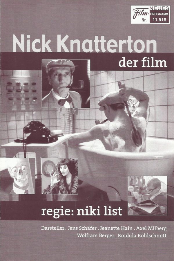 11518: Nick Knatterton - Der Film ( Niki List, MarkusO. Rosenmüller ) Jens Schäfer, Benjamin Seidel, Jeanette Hain, Axel Milberg, Wolfram Berger, Kordula Kohlschmitt