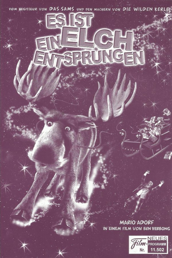 11502: Es ist ein Elch entsprungen ( Ben Verbong ) Mario Adorf, Anja King, Raban Bieling, Sarah Beck, Jürgen Tarrach, Monika Hansen, Christine Neubauer, Armin Rohde, Arthur Klemt, Joachim Bißmeier