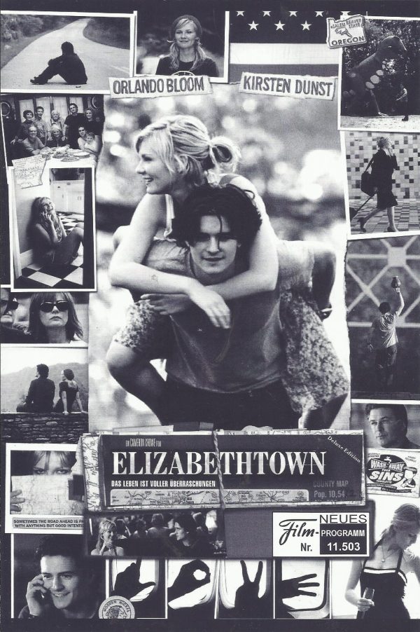 11503: Elizabethtown ( Cameron Crowe ) Orlando Bloom, Kirsten Dunst, Susan Sarandon, Alec Baldwin, Bruce McGill, Judy Greer, Jessica Biel, Paul Schneider, Paula Deen