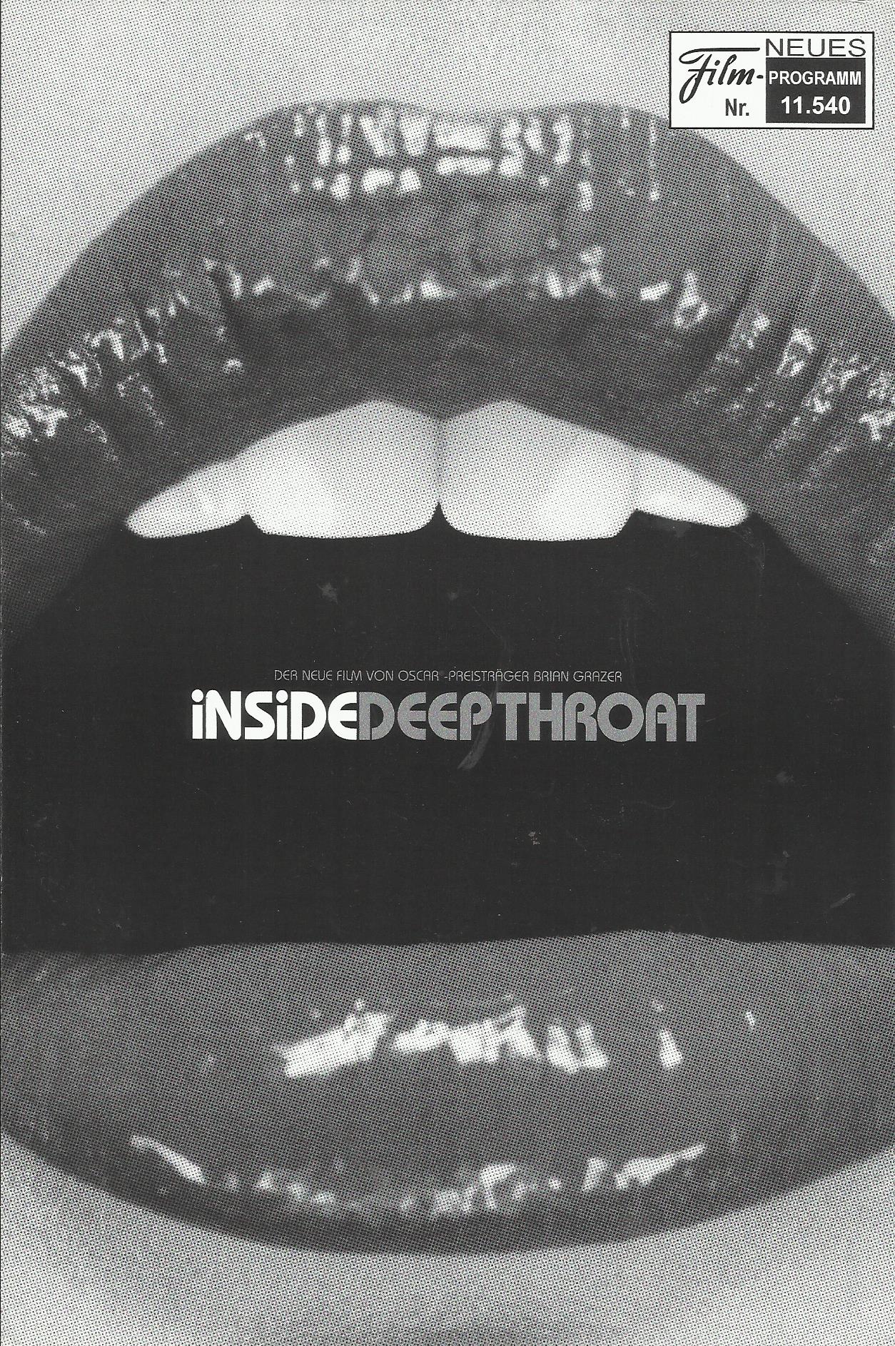 11540: Inside Deep Throat ( Fenton Bailey, Brian Gaazer ) Dennis Hopper, Gerard Damiano, Erica Jong, Linda Lovelace, Carl Bernstein, Tony Bill, Patsy Carroll, Dick Cavett, Wes Craven, Larry Flint, Hugh M. Hefner, Bill Maher, Norman Mailer, Georgina Spelvi