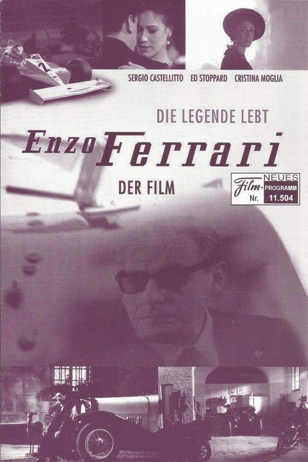 11504: Enzo Ferrari - Der Film ( Carlo Carlei ) Sergio Castellito, Christina Moglia, Jessica Brooks, Giulia Bernardini, Francesca di Sapio, Pierfrancesco Favino, Ed Stoppard, Pietro Ragusa, Paolo Giovannucci, Giampiero Judica, Elio Germano, Matthew Bose,