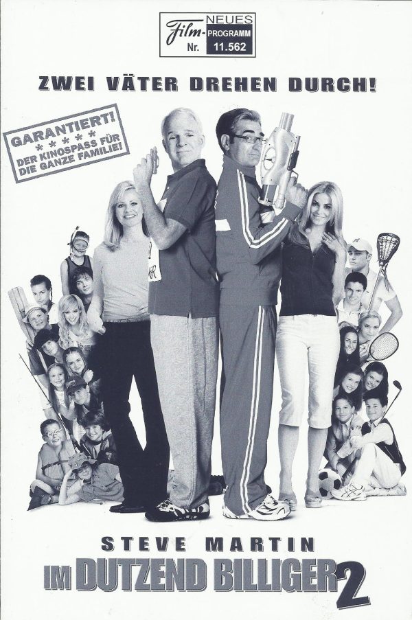 11562: Dutzend Billiger 2 ( Adam Shankman ) Steve Martin, Eugene Levy, Bonnie Hunt, Tom Welling, Piper Perabo, Carmen Electra, Liliana Mumy, Brent Kinsman, Shane Kinsman, Hilary Duff, Taylor Lautner, Adam Shankman