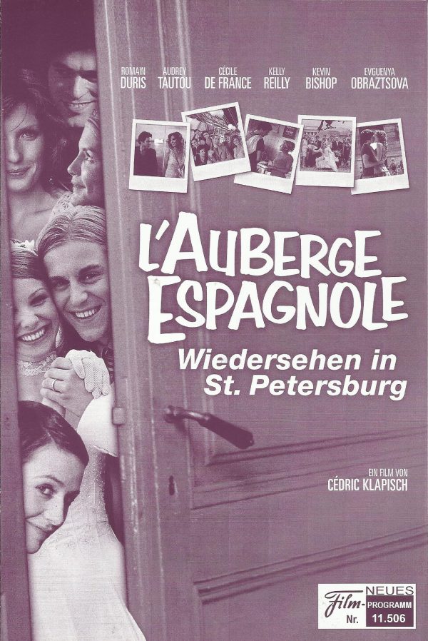 11506: L´auberge Espagnole - Wiedersehen in St. Petersburg ( Cederoc Klapisch ) Romain Duris, Kelly Reilly, Audrey Tautou, Cecile de France, Kevin Bishop, Evguenya Obraztsova, Irene Montala, Gary Love, Lucy Gordon, Aissa Maiga, Martine Demaret, Pierre Ger