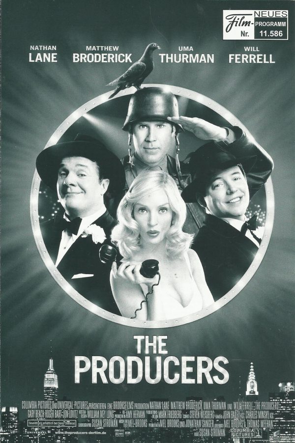 11586: The Producers ( Susan Stroman ) Nathan Lane, Matthew Broderick, Uma Thurman, Will Ferrell, Gary Beach, Roger Bart, Jon Lovitz