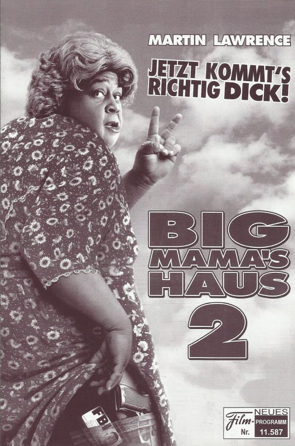 11587: Big Mama´s Haus2 ( John Whitesell ) Martin Lawrence, Emily Procter, Nia Long, Zachary Levi, Mark Moses, Kat Dennings, Chloe Grace Moretz, Marisol Nichols, Josh Flitter, Dan Lauria, Jascha Washington, Preston Shores, Sarah Joy Brown, Rhonda Griffis