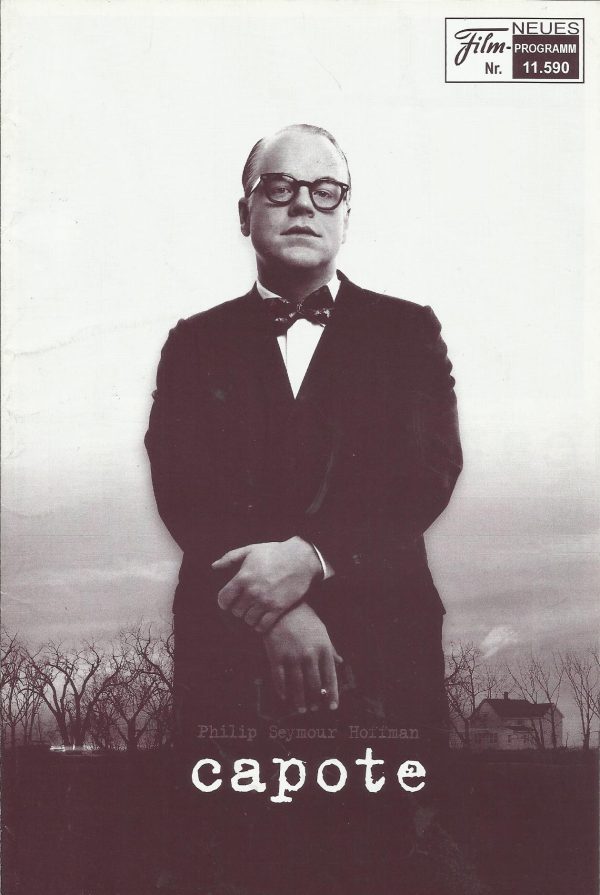 11590: Capote ( Bennett Miller ) Philip Seymour Hoffman, Catherine Keener, Clifton Collins jr., Chris Cooper, Bruce Greenwood, Bob Balaban, Amy Ryan, Mark Pellegrino, Allie Mickelson, Marshall Bell, Araby Lockhart, Robert Huculak, R. D. Reid