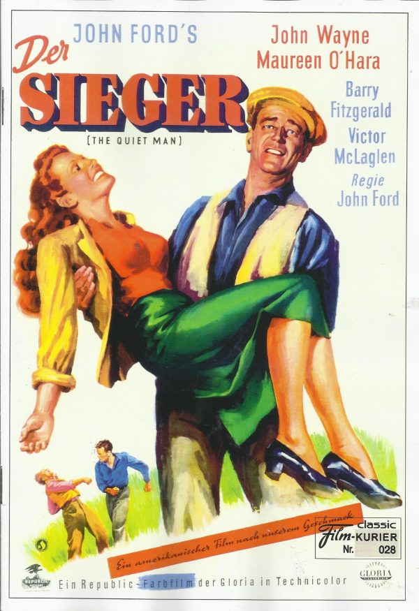028: Der Sieger ( John Ford ) John Wayne, Maureen, Barry Fitzgerald, Ward Bond, Victor McLaglen, Mildred Natwick, Francis Ford, Eileen Crowe, May Craig, Arthur Shields, Charles B. Fitzsimons, James Fitzsimons, Sean McGlory, Jack MacGowran, Eric Gorman, R