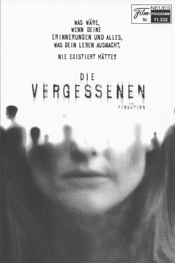 11332: Die Vergessenen ( Joseph Ruben ) Julianne Moore, Dominic West, Gary Sinise, Alfre Woodard, Linus Roache, Anthony Edwards