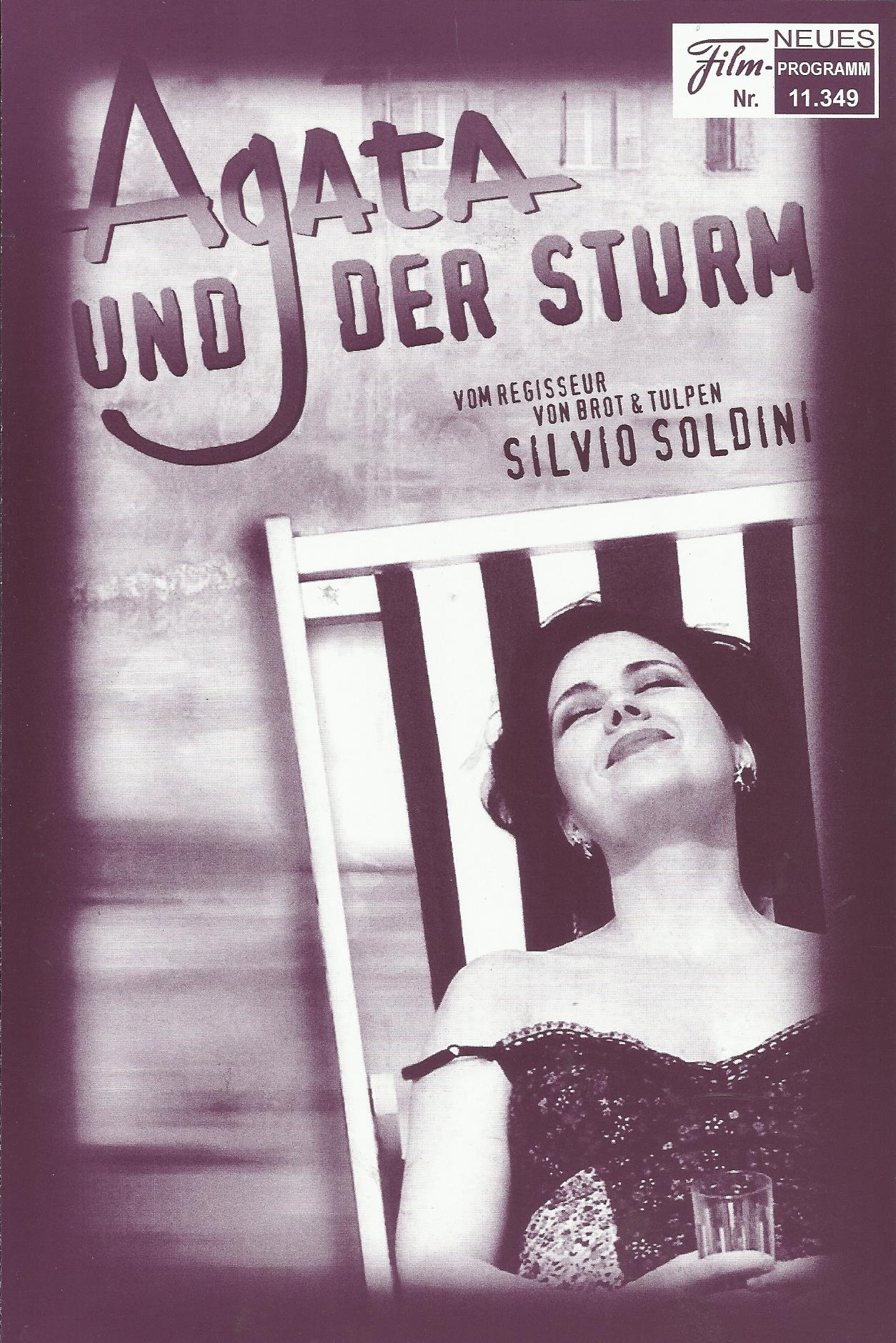 11349: Agata und der Sturm ( Silvio Soldini ) Licia Maglietta, Giuseppe Battiston, Emilio Solfrizzi, Marina Massironi, Claudio Santamaria, Ann E. Jorgensen, Giselda Volodi, Monica Nappo