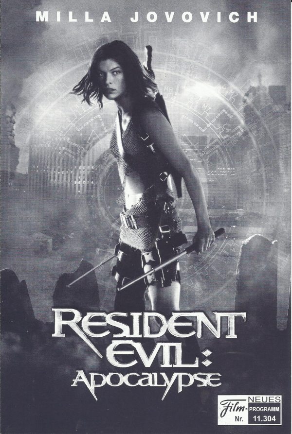 11304: Resident Evil : Apocalypse ( Alexander Witt ) Milla Jovovich, Sienna Guillory, Oded Fehr, Thomas Kretschmann, Jared Harris, Mike Epps, Sandrine Holt, Sophie Vavasseur