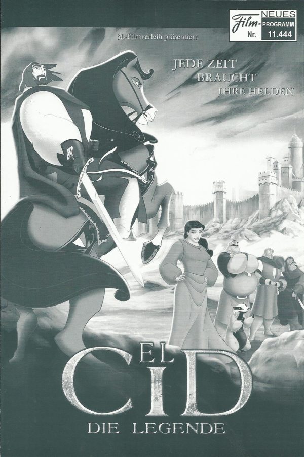 11444: El Cid : Die Legende ( Jose Pozo ) Peter Flechtner, Marie Bierstedt, Viktor Neumann, Nicolas Böll, Martina Treger, Thomas Nero Wolf, Stefan Schwarz, Helmut Krauss, Lutz Mackensy, Rainer Schöne, Rüdiger Evers, Claudio Manescalo, Joachim Tennstedt, H