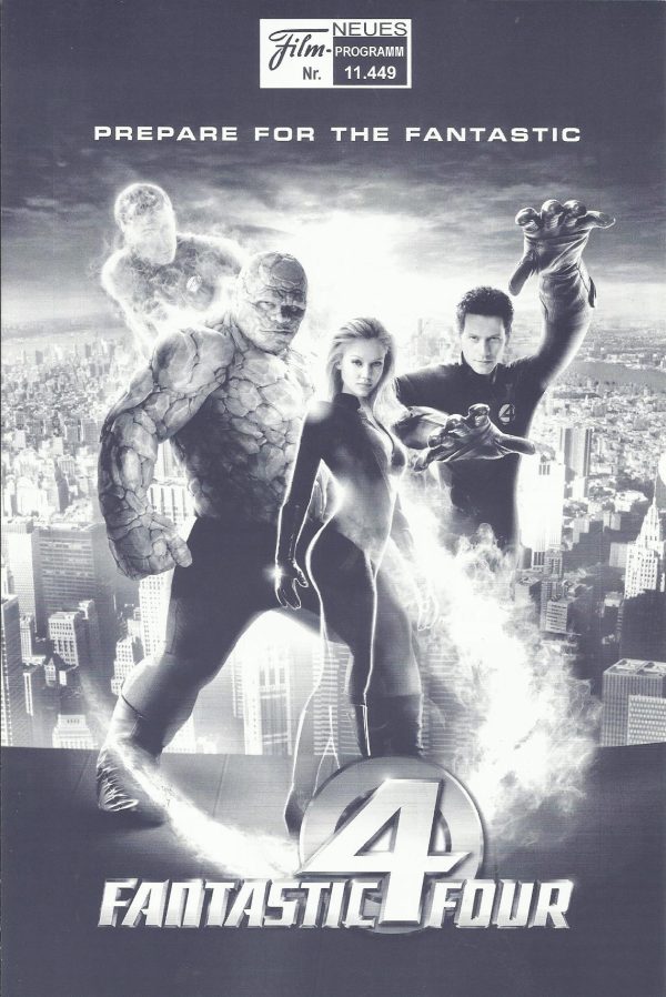 11449: The Fantastic 4 Four ( Marvel ) Ioan Gruffud, Jessica Alba, Chris Evans, Michael Chiklis, Julian McMahon, Kerry Washington