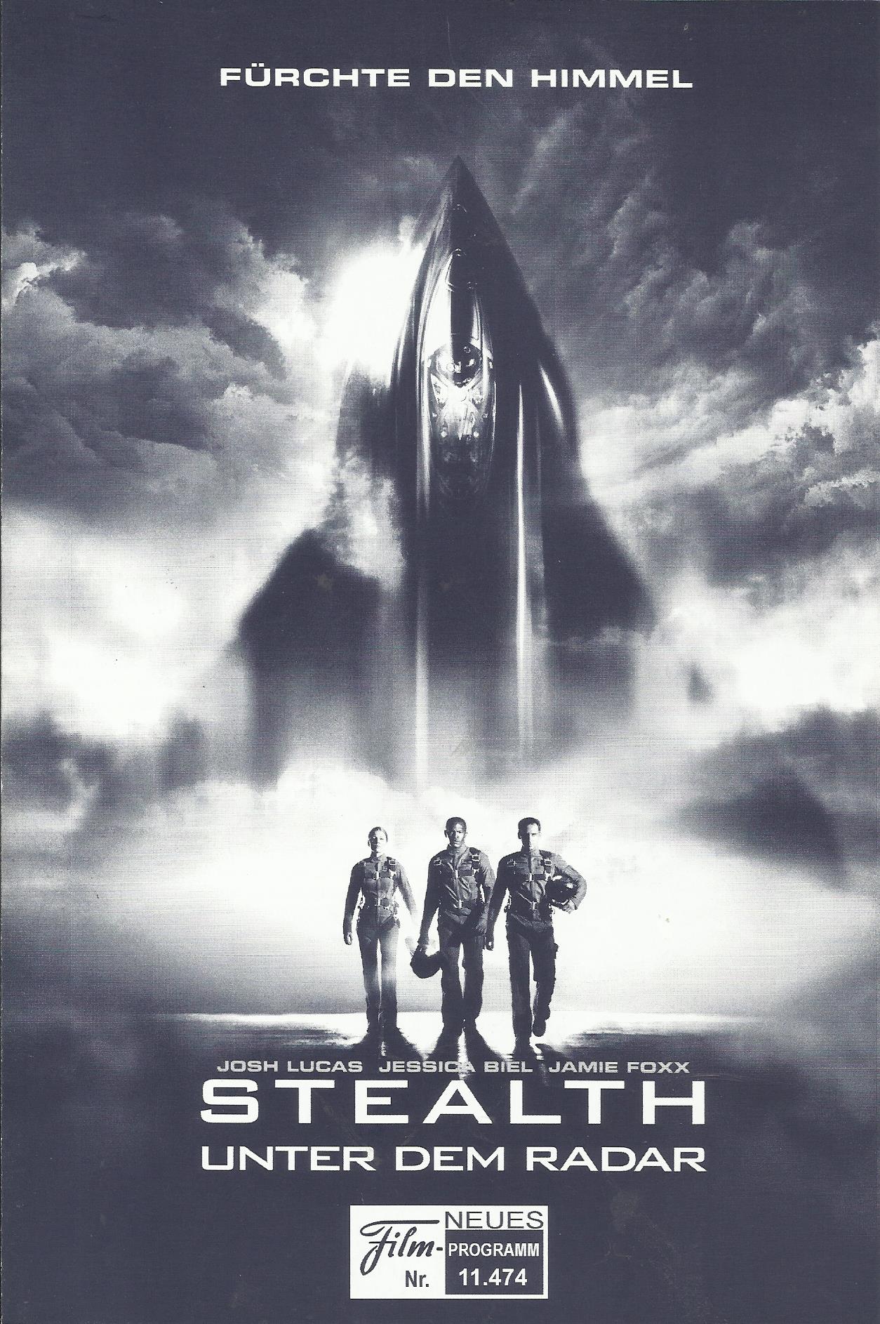 11474: Stealth unter dem Radar ( Rob Cohen ) Josh Lucas, Jessica Biel, Jamie Foxx, Sam Shepard, Joe Morton, Richard Roxburgh