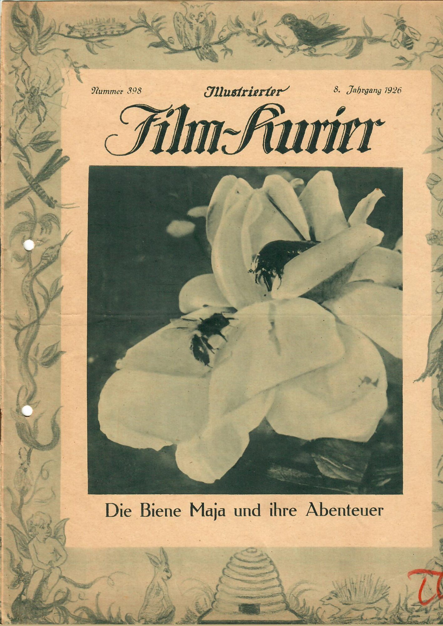 398: Die Biene Maja und Ihre Abenteuer ( Waldemar Bonsels ) ( Wolfram Junghans )