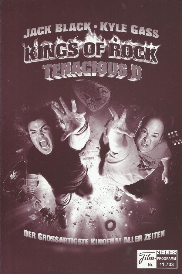 11733: Kings of Rock Tenacious D ( Liam Lynch ) Jack Black, Kyle Gass, JR Reed, Ronnie James Dio, Paul F. Tompkins, Troy Gentile, Ned Bellamy, Fred Armisen, Kirk Ward, Tim Robbins, Dave Grohl, Ben Stiller, Lara Everly, Brittany Eldridge, Melissa-Anne Dave