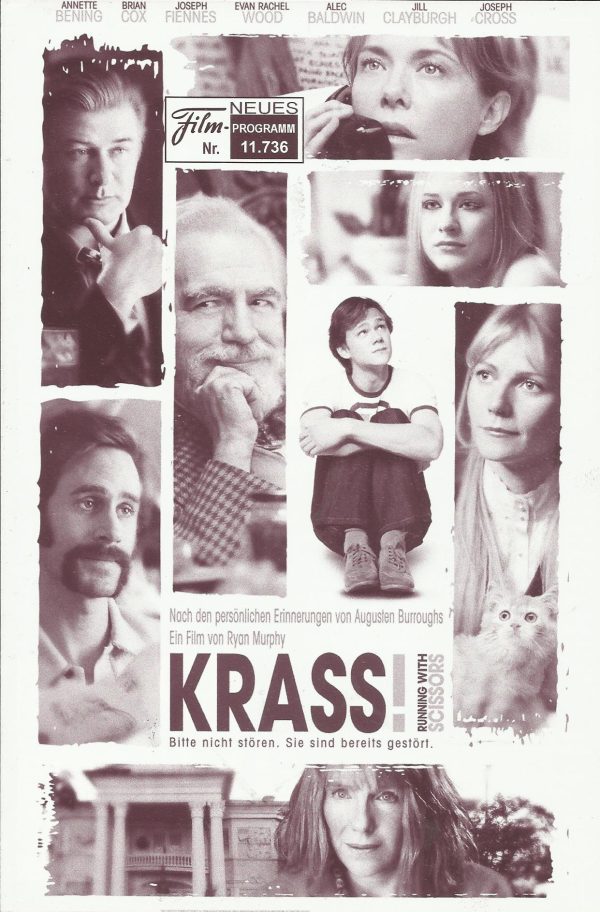 11736: Krass ! ( Ryan Murphy ) Annette Bening, Brian Cox, Gwyneth Paltrow, Joseph Fiennes, Evan Rachel Wood, Alec Baldwin, Jill Clayburgh, Joseph Cross, Kristin Chenoweth, Gabrielle Union, Patrick Wilson, Dagmar Dominczyk, Colleen Camp, Will Carter, Nancy