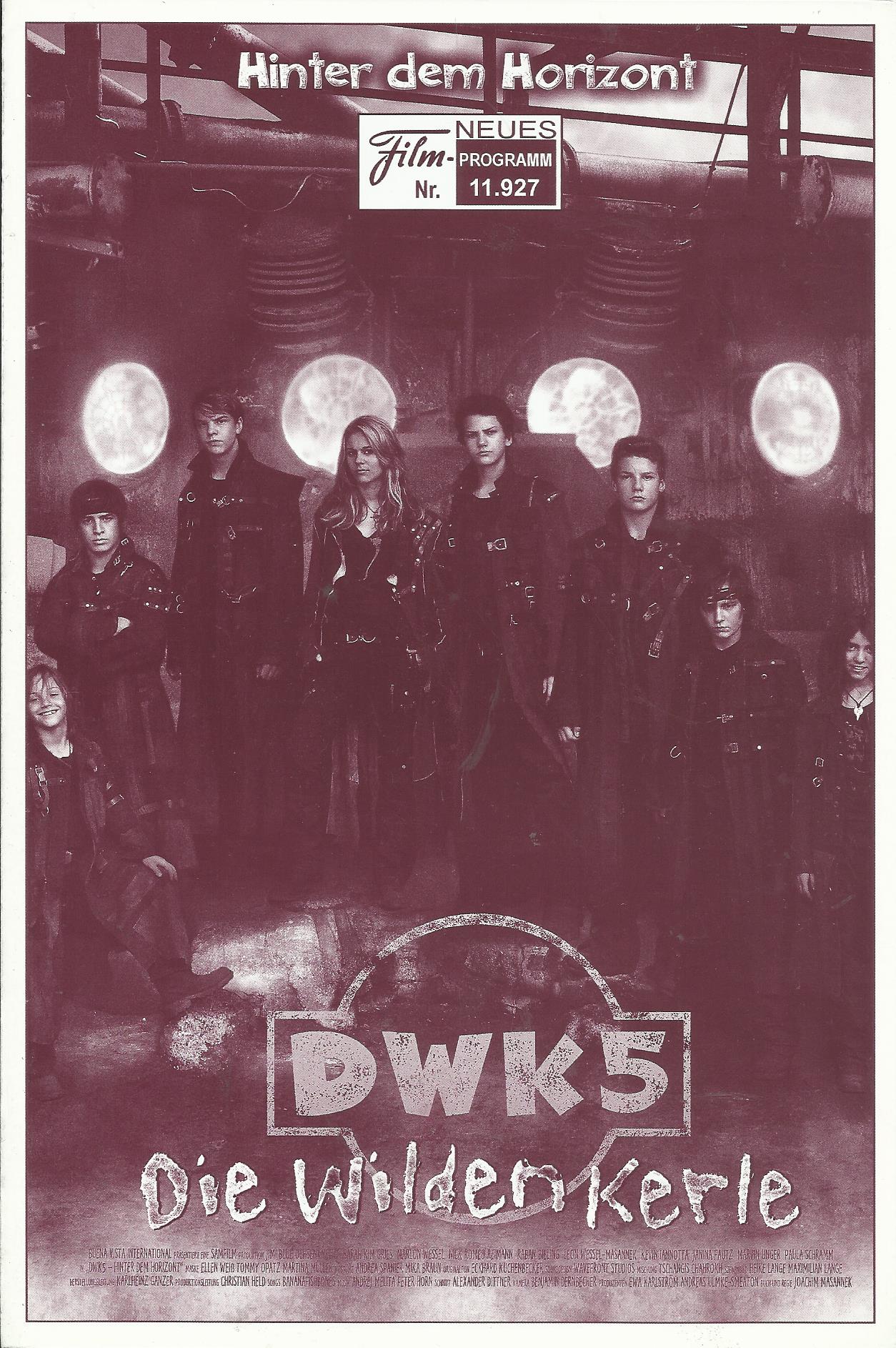11927: DWK 5 - Die Wilden Kerle ( Joachim Masannek ) Jimi Blue Ochsenknecht, Sarah Kim Gries, Raban Bieling, Nick Romeo Reimann, Marlon Wessel, Kevin Iannotta, Leon Wessel-Masannek, Janina Fautz, Philip Gaube, Marvin Unger, Paul Schramm, Sandro Iannotta,