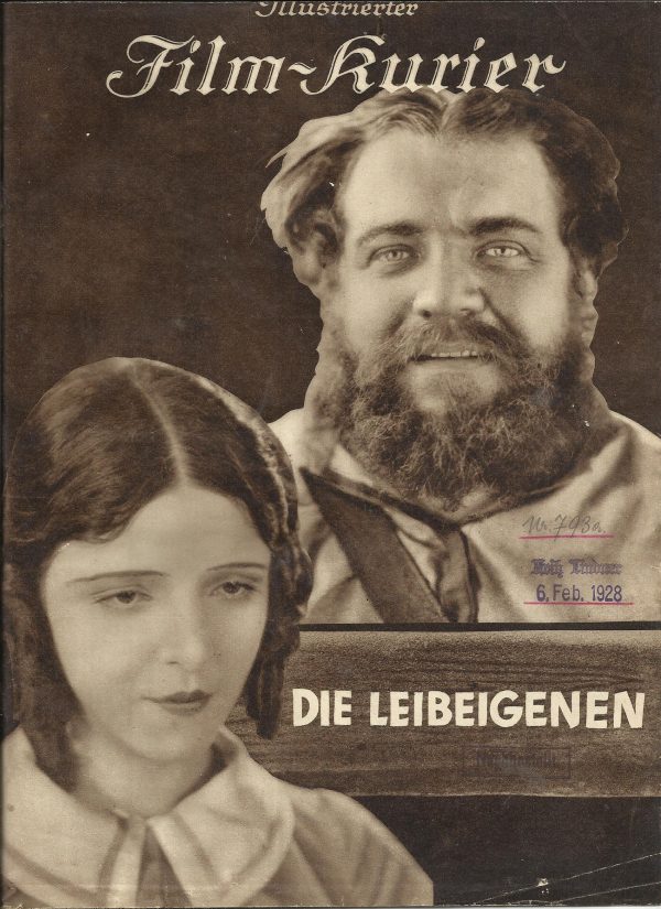 793: a: Die Leibeigenen ( Richard Eichberg ) Oskar Homolka, Jutta Jol, Maria Reisenhofer, Harry Halm, Mona Maris, Heinrich George