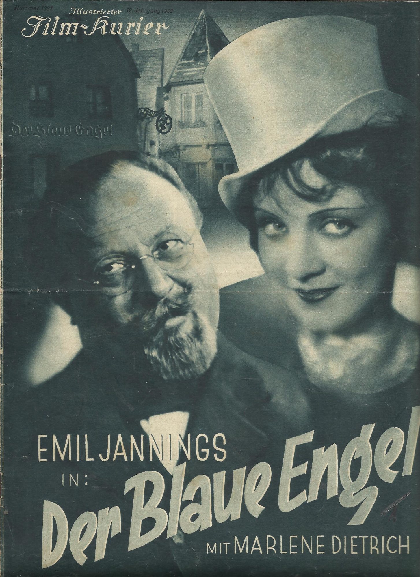 1381: Der Blaue Engel ( Josef von Sternberg ) ( grün ) Emil Jannings, Marlene Dietrich, Kurt Gerron, Rosa Valetti, Hans Albers, Reinhold Bernt, Eduard v. Winterstein, Hans Roth, Rolf Müller, Rolant Varno, Karl Balhaus, Robert Klein-Lörk, Karl Huszar-Puffy