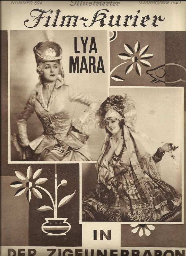 594: Der Zigeunerbaron ( Friedrich Zelnik ) Lya Mara, Eugen Burg, Michael Bohnen, Vivian Gibson, Wilhelm Dieterle, Emil Fenyos, Ernst Verebes, Heinrich Peer, Ferdinand Bonn, Maria Forescu, Rudolf Klein-Rogge, Harry Hardt, Lya Mara