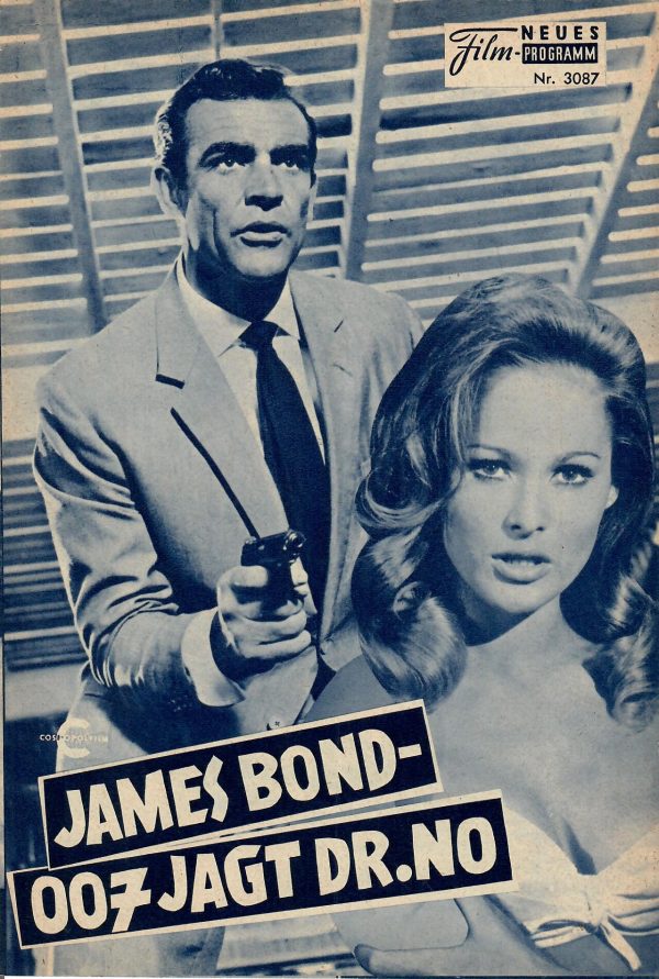 3087: James Bond - 007 jagt Dr. No (Terence Young) ( blau ) Sean Connery, Joseph Wiseman, Jack Lord, Ursula Andress, Anthony Dawson, John Kitzmiller