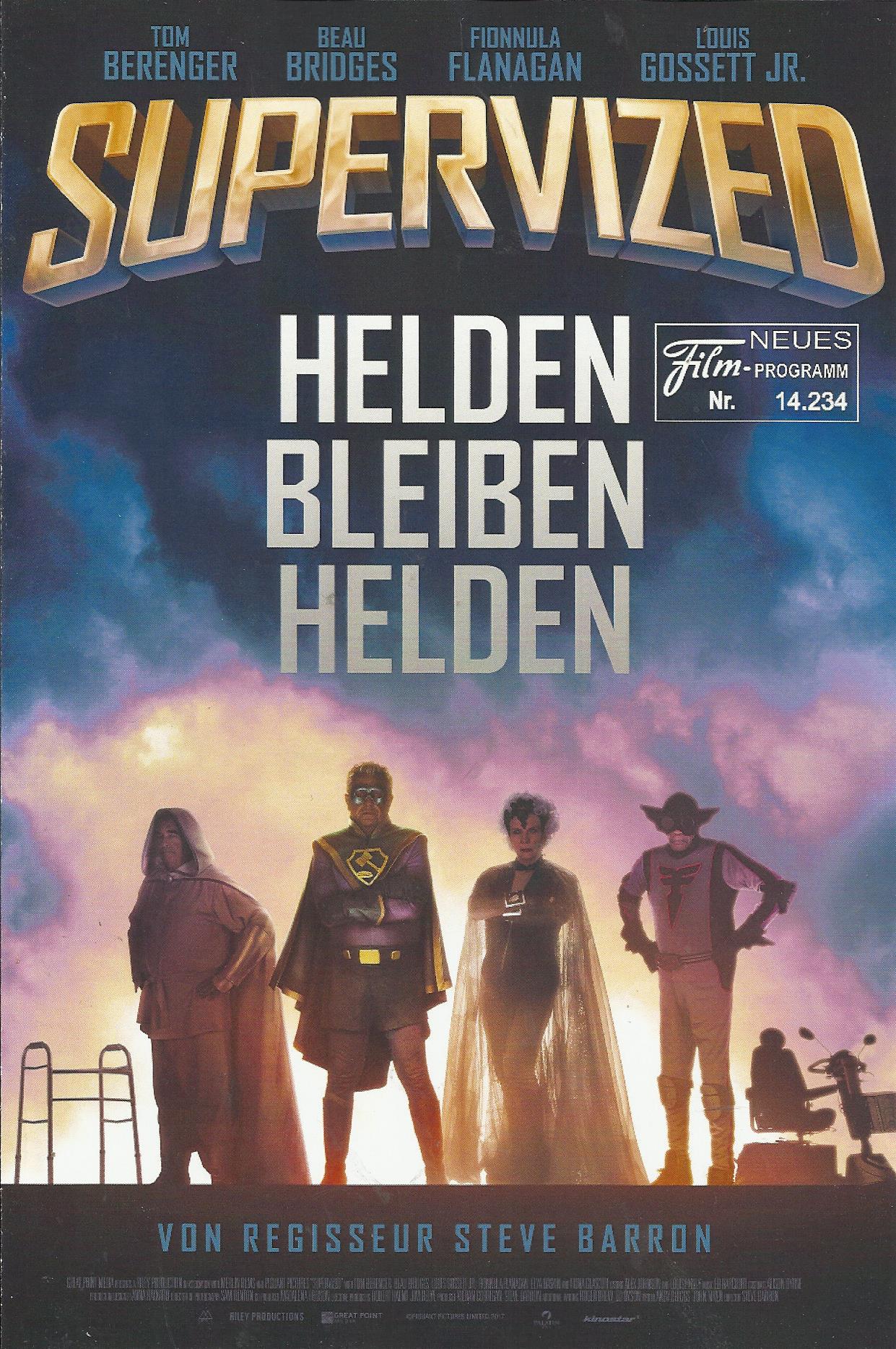 14234: Supervized ( Steve Barron ) Hiran Abeysekera, Elya Baskin, Tom Berneger, Beau Bridges, Megan Elle Day, New Dennehy, Fionnula Flanagan, Fiona Glascott, Louis Gossett Jr., Aaron Heffernan, John Kavanagh, Conall Keating, Charlie Kran, Rynagh O´Grady,