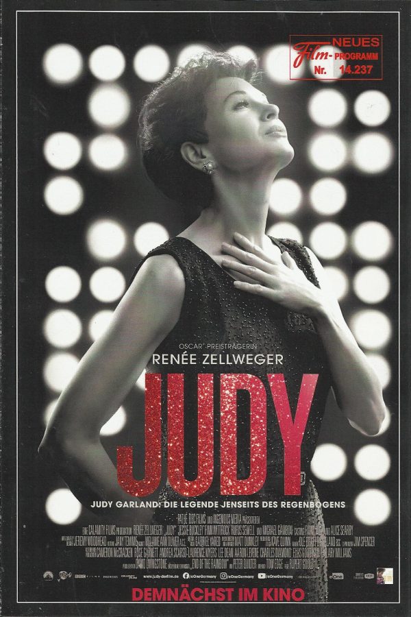 14237: Judy ( Rupert Goold ) Renee Zellweger, Rufus Sewell, Jessie Buckley, Michael Gambon, Finn Wittrock, Gaia Weiss, Bella Ramsey, Andy Nyman, Lewin Lloyd, Phil Dunster, Fenella Woolgar, John Dagleish, Royce Pierreson, Adrian Lukis, Lucy Russell, Gemma-