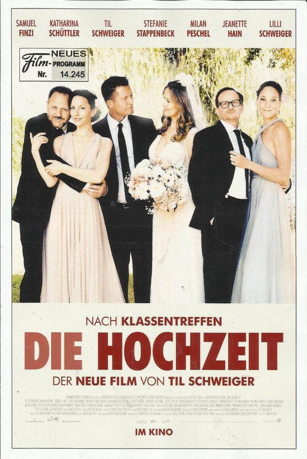 14245: Die Hochzeit ( Til Schweiger ) Samuel Finzi, Milan Peschel, Bianca Nawrath, Alessandro Schuster, Timur Bartels, Jeanette Hain, Viktoria Ngotse, Johanna Gastdorf, Paula Paul, Angela Roy, Tamer Tirasoglu, Brigitte Zeh, Guido Broscheit