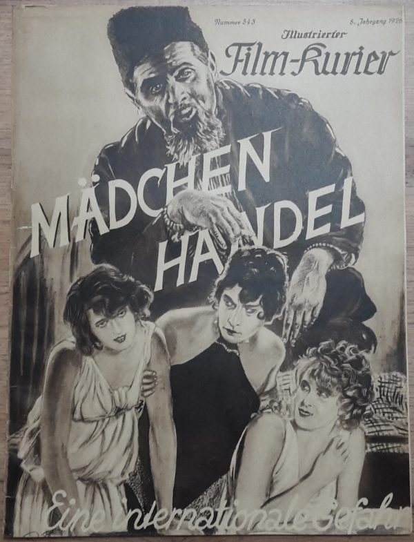 543: Mädchenhandel ( Eine internationale Gefahr ) ( Jaap Speyer ) Rudolf Klein Rogge, Erich Kaiser Titz, Fritz Alberti, Wera Engels, Trude Hesterberg, Mary Kid, Kurt Gerron,