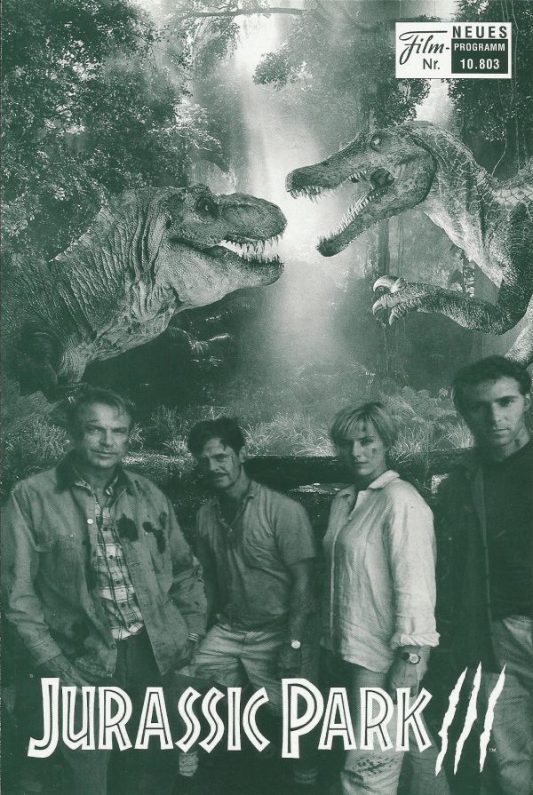 10803: Jurassic Park III ( Joe Johnston ) Sam Neill, Tea Leoni, William H. Macy, Laura Dern, Mark Harelik, Julio Oscar Mechoso, Trevor Morgan, Taylor Nichols, Alessandro Nivola, Blake Bryan, Bernard Zilinskas, Bruce A. Young, John Diehl, Michael Jeter, Sa