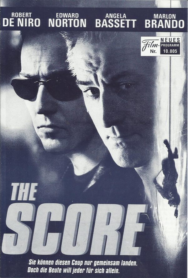10805: The Score ( Frank Oz ) Robert De Niro, Edward Norton, Marlon Brando, Angela Bassett, Gary Farmer, Paul Soles, Jamie Harrold, Serge Houde, Jean Rene Ouellet, Martin Drainville, Claude Despins