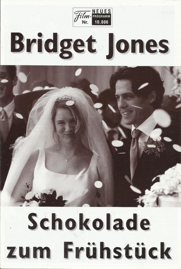 10806: Bridget Jones - Schokolade zum Frühstück ( Sharon Maguire ) Renee Zellweger, Hugh Grant, Colin Firth, Shirley Henderson, Sally Phillips, James Callis, Jim Broadbent, Gemma Jones, Embeth Davidtz, Patrick Barlow, Celia Imrie, Honor Blackman