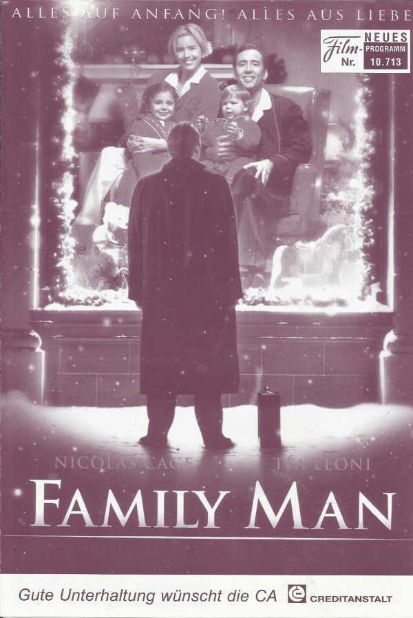 10713: Family Man ( Brett Ratner ) Nicolas Cage, Tea Leoni, Don Cheadle, Jeremy Piven, Josef Sommer, Troy Hall, Herve Presnell, Paul Sorvino, Lisa Thornhill, Makenzie Vega, Francine York