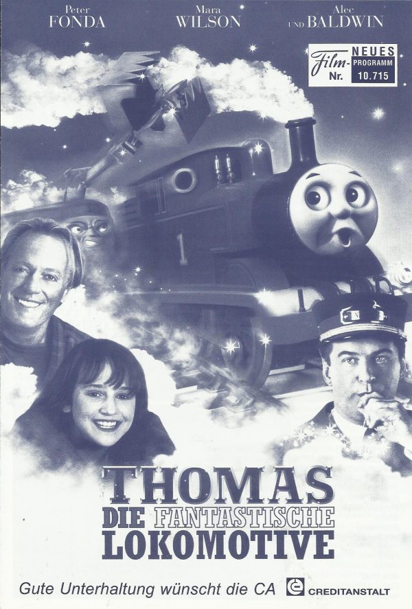 10715: Thomas die fantastische Lokomotive ( Britt Allcroft ) Alec Baldwin, Cody McMains, Russel Means, Peter Fonda, Jared Wall, Laura Bower, Didi Conn, Mara Wilson, Lori Hallier, Michael E. Rodgers
