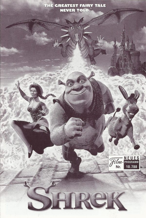 10788: Shrek ( Andrew Adamson, Vicky Jenson ) Mike Myers, Eddie Murphy, Cameron Diaz, John Lithgow, Jim Cummings, Conrad Vernon, Vincent Cassel, Val Bettin, Christopher Knights, Cody Cameron, Bobby Block, Wolfgang Kühne