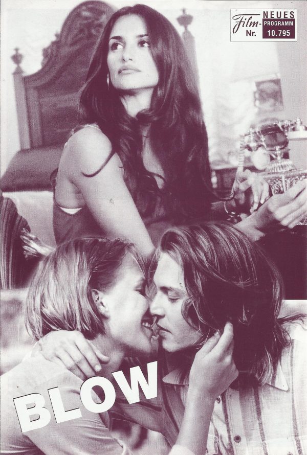 10795: Blow ( Ted Demme ) Johnny Depp, Penelope Cruz, Ray Liotta, Franka Potente, Rachel Griffiths, Paul Reubens, Jordi Molla, Cliff Curtis, Miguel Sandoval, Ethan Suplee, Kevin Gage, Max Perlich, Jesse James, Tony Amendola, Emma Roberts, Bobcat Goldthwai