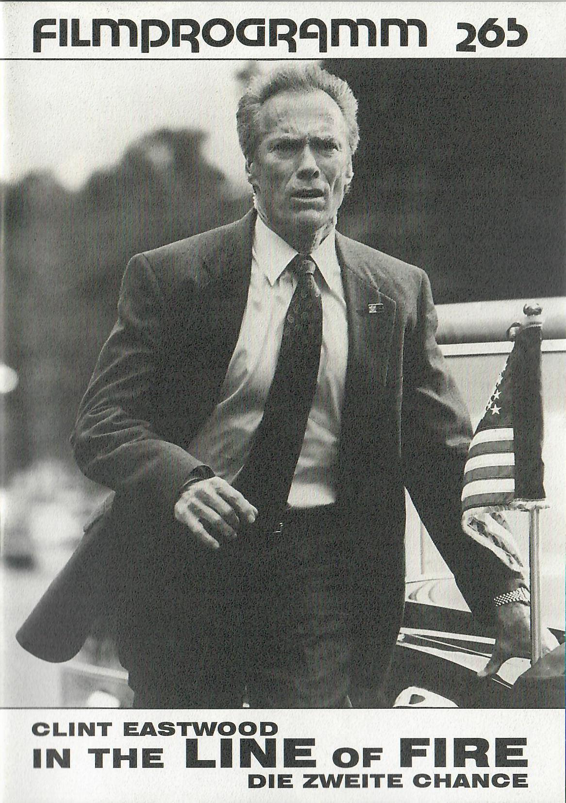 265: In the Linne of Fire ( Die zweite Chance ) ( Wolfgang Petersen ) Clint Eastwood, John Malkovich, Rene Russo, Dylan McDermott, Gary Cole, John Mahoney, Tobin Bell,
