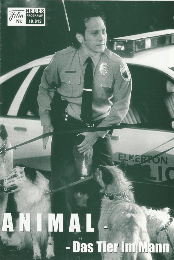 10812: ANIMAL - Das Tier im Mann ( Luke Greenfield ) Rob Schneider, Colleen Haskell, John C. McGinley, Edward Asner, Michael Caton, Louis Lombardi, Guy Torry, Bob Rubin, Pilar Schneider, Scott Wilson, Raymond Ma, Michael Papajohn, Ron Rogge