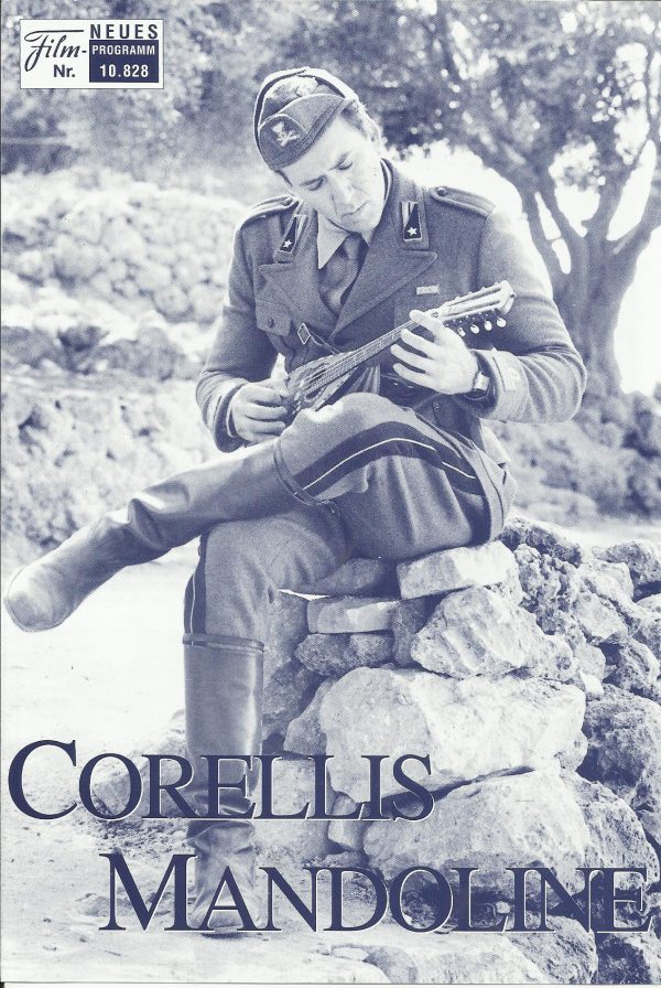 10828: Corellis Mandoline ( John Madden ) Nicolas Cage, Penelope Cruz, John Hurt, Christian Bale, David Morrissey, Irene Papas, Piero Maggio, Gerasimos Skiadaressis, Roberto Citrani, Patrick Malahide, Aspasia Kralli, Michael Yannatos, Dimitris Kaberidis,
