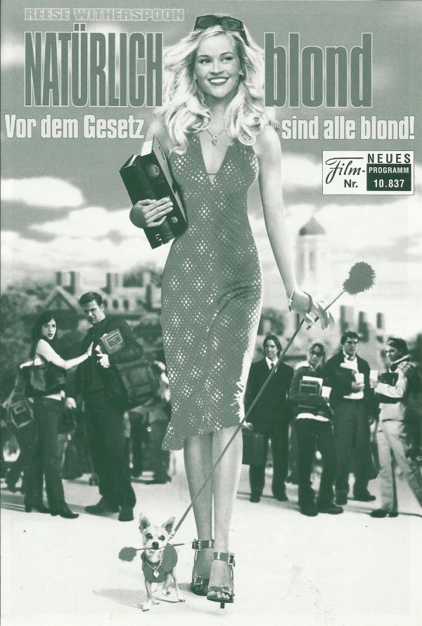 10837: Natürlich blond ( Robert Luketic ) Reese Witherspoon, Luke Wilson, Selma Blair, Matthew Davis, Victor Garber, Jennifer Coolidge, Holland Taylor, Ali Larter, Jessica Cauffiel, Alanna Ubach, Raquel Welch, Oz Perkins, Linda Cardellini, Meredith Scott