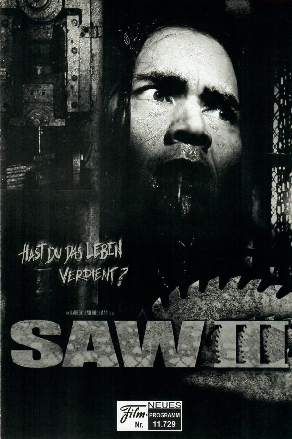 11729: SAW III ( Darren Lynn Bousman ) Tobin Bell, Shawnee Smith, Bahar Soomekh, Agus Macfayden, Donnie Wahlberg, Dina Meyer, Leigh Whannell, Barry Flatman,