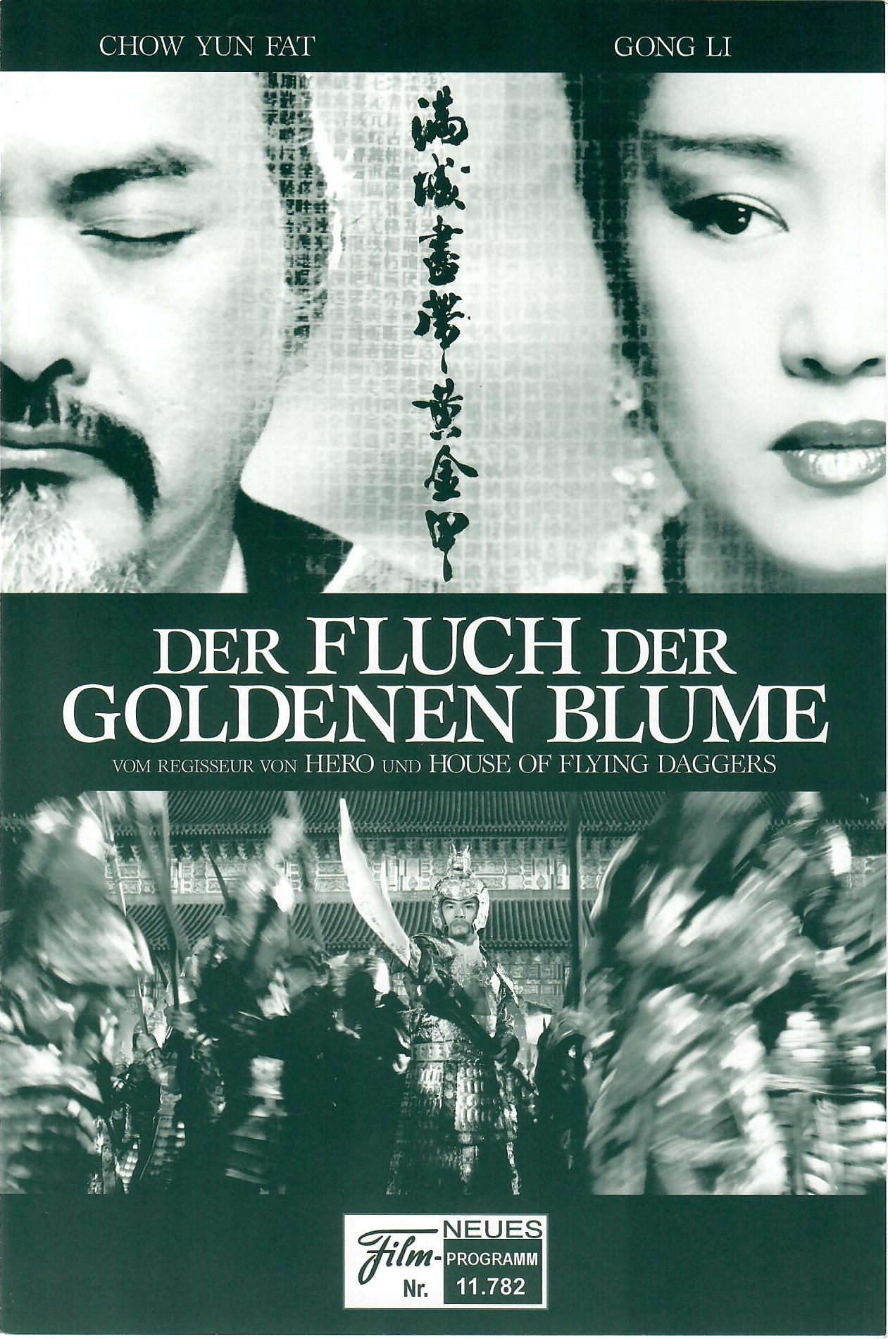 11782: Der Fluch der goldenen Blume ( Zhang Yimou ) Chow Yun Fat, Gong Li, Jay Chou, Liu Ye, Ni Dahong, Chen Yin, Li Man, Qin Junjie,