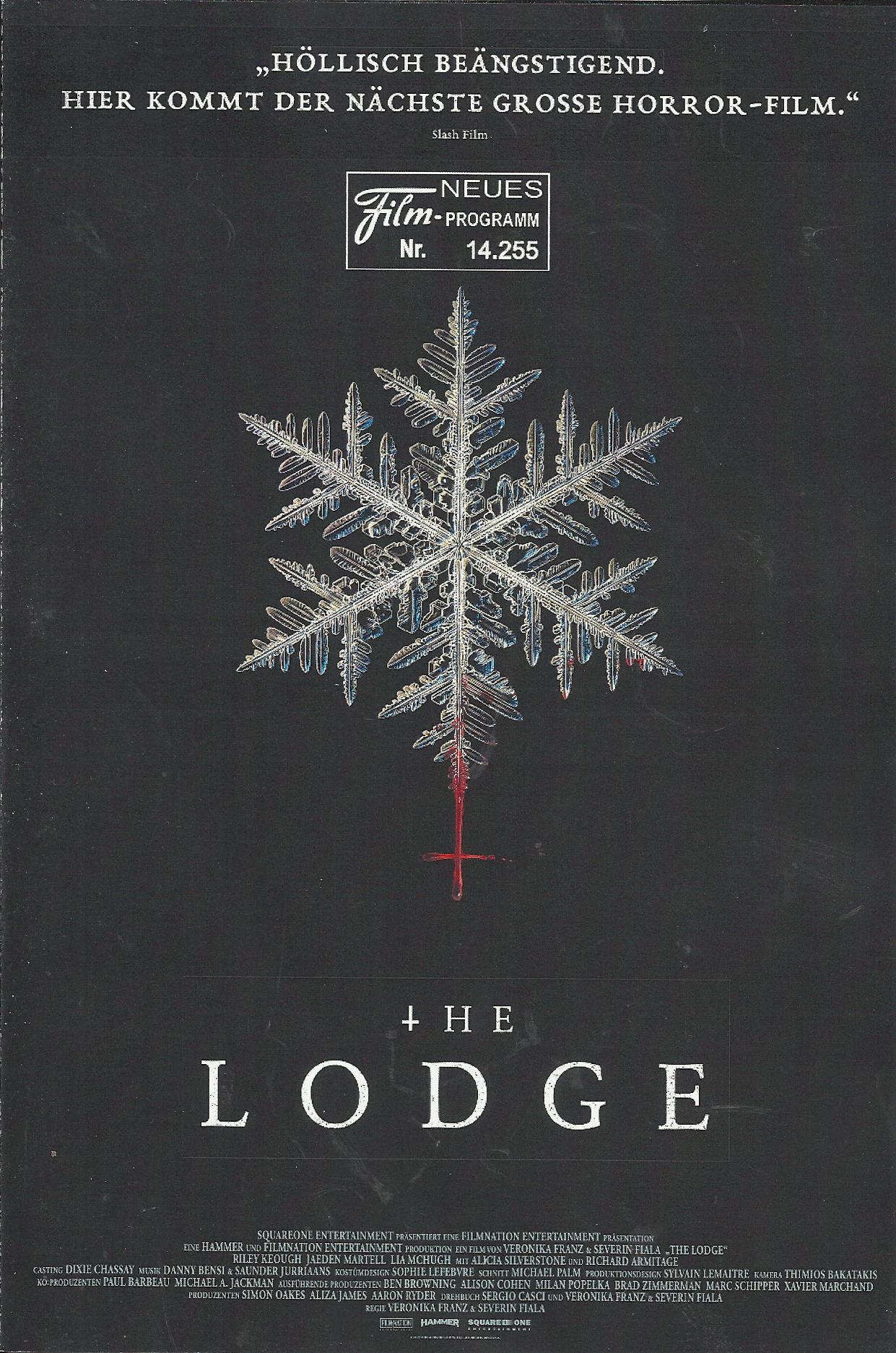 14255: the Lodge ( Severin Fiala & Veronika Franz ) Riley Keough, Richard Armitage, Alicia Silverstone, Jaeden Lieberher, Lia McHugh, Rebecca Faulkenberry, Katelyn Wells, Lola Reid, Danny Keough
