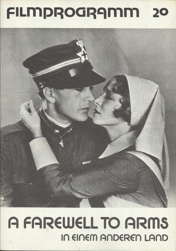 20: In einem anderen Land ( Frank Borzage ) Helen Hayes, Gary Cooper, Adolphe Menjou, Mary Philips, Jack La Rue, Blanche Frederici, Henry Armetta, George Humbert, Fred Malatesta, Mary Forbes, Tom Ricketts, Robert Cauterio, Gilbert Emery, Peggy Cunningham,
