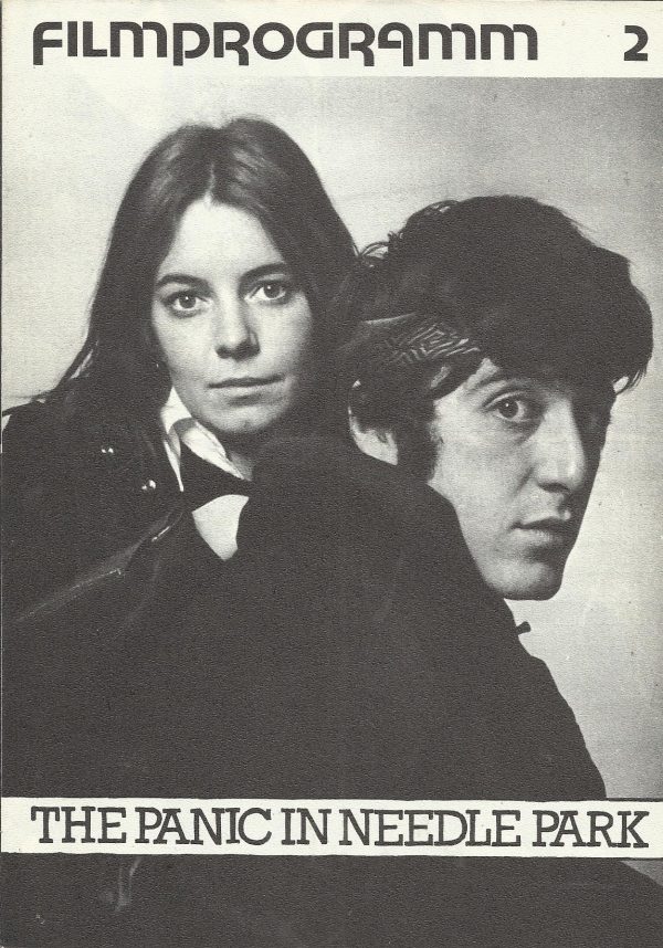 02: Then Panic in Needle Park ( Jerry Schatzberg ) Al Pacino, Kitty Winn, Alan Vint, Richard Bright, Warren Finnerty, Marcia Jean Kurtz, Paul Mace, Nancy Mackay, Larry Marshall, Kiel Martin, Michael McClanathan, Angie Ortega, Gil Rogers, Joe Santos, Arnol